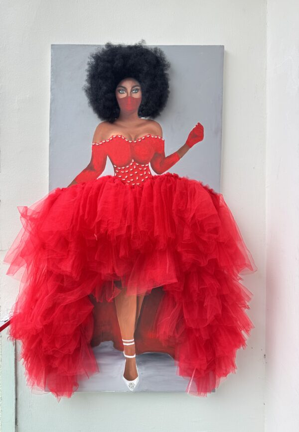 The lady in red - Image 2
