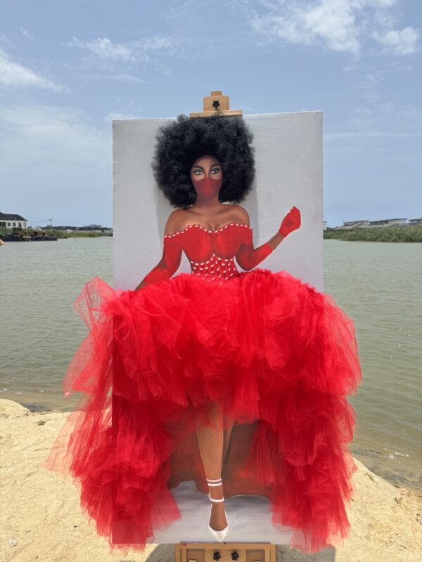 The lady in red - Image 3